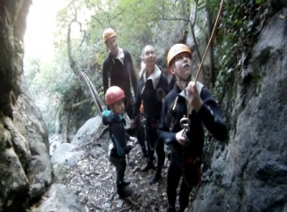  Family canyoning in 66 